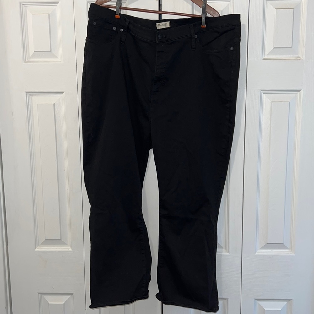 Madewell | Cali Demi-Boot Jeans in Black Frost 36